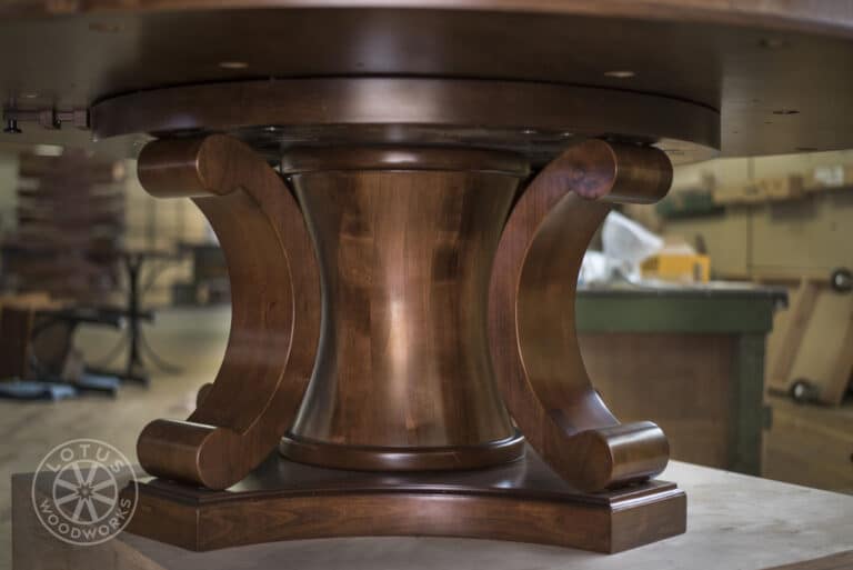 8 Leaf Expanding Round Table Corbels Base - Foster