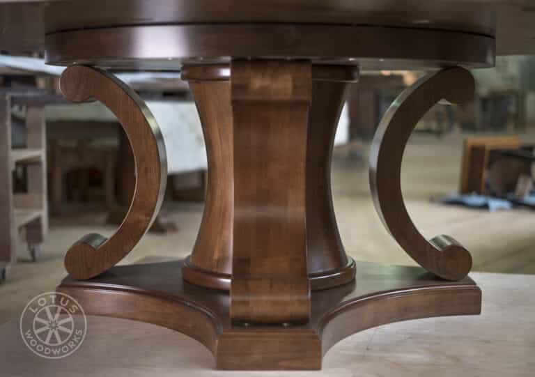 8 Leaf Expanding Round Table Corbels Base - Foster